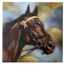 Show Horse Painting Ceramic Tile tiles