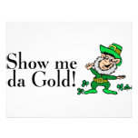 Show Me Da Gold Personalised Invite