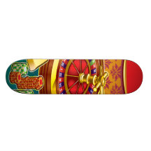 Show Me The Money Gambler Skate Board Deck