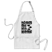 Show me the trout! apron