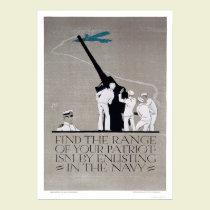 Show Patriotism - Enlist Navy (US02313) posters