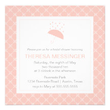 Showered with Love- Bridal Shower Invitation