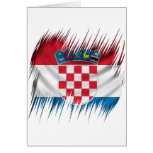 Shredders Croatian Flag Cards