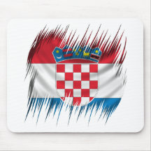 Shredders Croatian Flag Mouse Mat