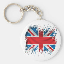 Shredders Union Jack Flag Key Chains