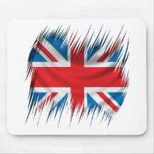 Shredders Union Jack Flag Mouse Pad