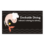 Shrimp chef knife lemon catering business cards business cards