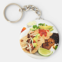 Shrimp Taco Key Chain