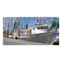 Shrimpers Personalized Photo Card