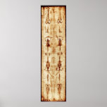 Shroud of Turin, ENHANCED, full image Jesus Christ Print