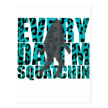 Shufflin' Sasquatch Post Cards