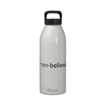 Shun the non-believers drinking bottle