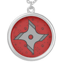 Shuriken! Ninjadorables Red Necklace