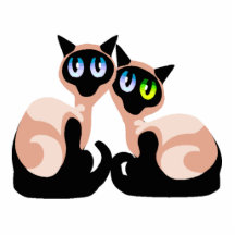 Siamese Love Cut Outs