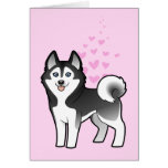 Siberian Husky / Alaskan Malamute Love Greeting Card