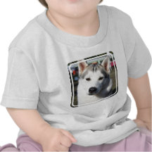 Siberian Husky Dog Baby T-Shirt