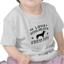 Siberian Husky Dog Design T-shirt