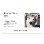 Siberian Husky Dog Photo Business Card