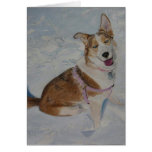 Siberian Husky Greeting Card