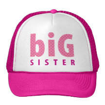 SIBLINGS COLLECTION - big sister {pink} Mesh Hat