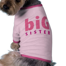 SIBLINGS COLLECTION - big sister {pink} Pet Tee