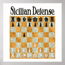Sicilian Defence Print