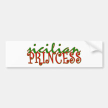 Sicilian Princess Bumper Sticker