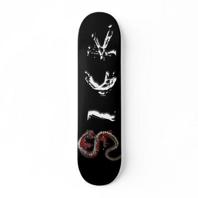 Sick Tattoo Red Dragon Custom Skateboard Deck by sexyshirts2