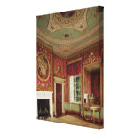 Side-table, pier glass and fireplace by Adam Canvas Print