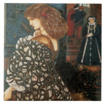 Sidonia von Borcke by Edward Burne-Jones Tiles