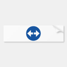 Sign Arrows Products & Designs! Bumper Stickers