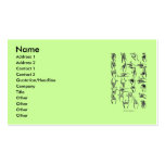 Sign Language Alphabet Business Card