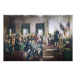 Signing of the Constitution by Howard C. Christy Photographic Print