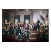 Signing the US Constitution by Christy Card