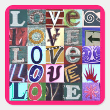 Signs of Love Sticker