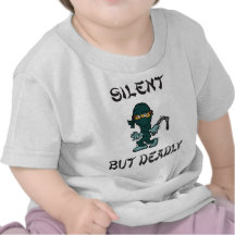 silent but deadly Ninja Fart Shirt