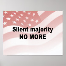 Silent majority no more posters
