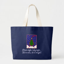 Silent Night Christmas Carol T-shirts, Apparel Bag