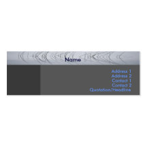 Silent Profile Card Business Cards