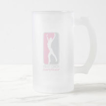 Silhouette Breast Cancer Survivor Coffee Mug