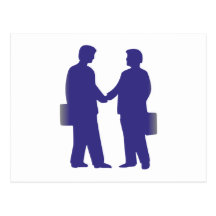 Silhouette Geschäftsmänner business men Postkarten