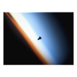 Silhouette of space shuttle Endeavour Art Photo
