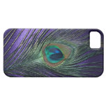 Silky Purple Peacock Feather