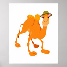 camel wearing hat