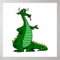 Silly Dragon Green