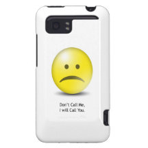 Silly Emoticon "Don't Call Me" HTC Vivid Covers