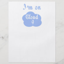 Silly I'm on cloud nine t-shirts and gifts. Flyer