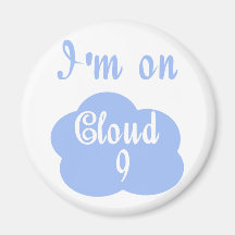 Silly I'm on cloud nine t-shirts and gifts. Magnets