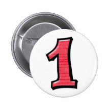 Silly Numbers 1 red Button