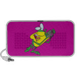 silly photographer frog cartoon laptop speaker